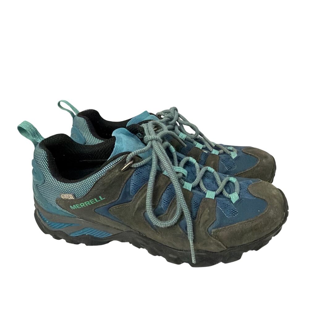 Merrell Shoes Womens 9 Chameleon Shift Ventilator Blue Gray Waterproof Hiking